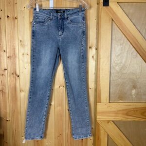 Joseph Ribkoff Jeans Skinny Rhinestones Stretch Skinny Comfort Layering Size 8